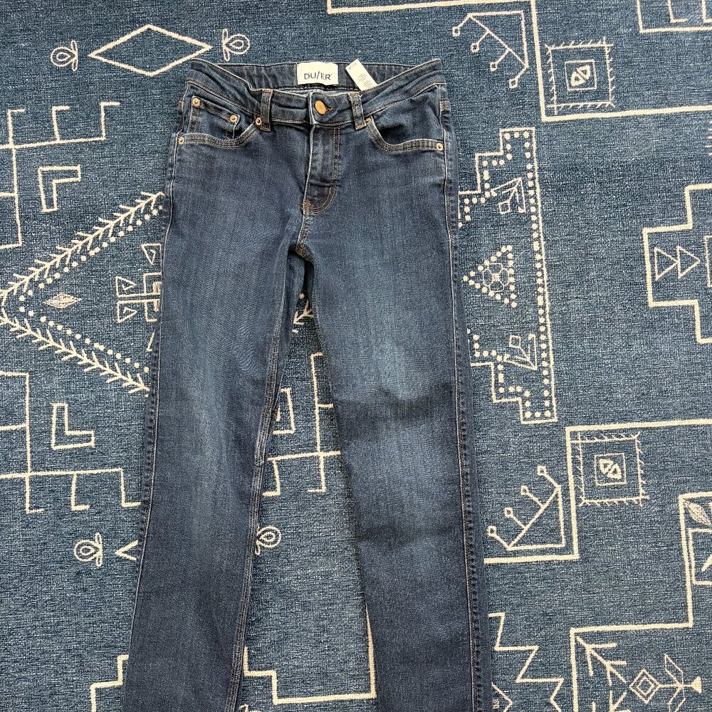 DU/ER Women's Slim Straight Jeans